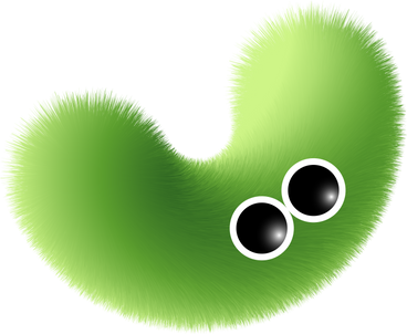 grassy arc with eyes PNG, SVG