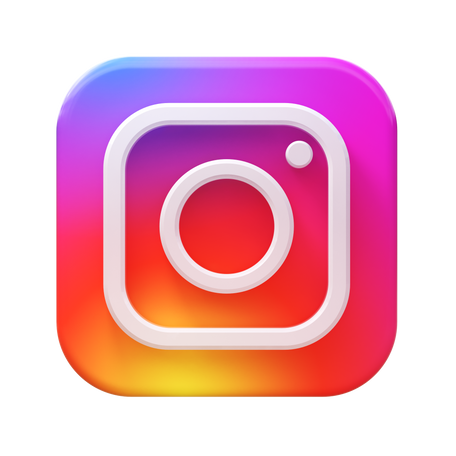 3D instagram logo PNG, SVG