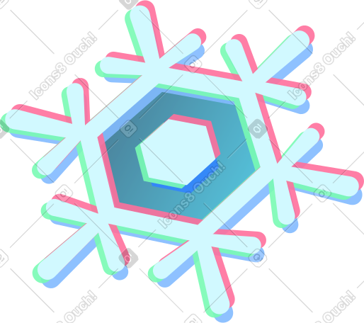 雪花 PNG, SVG