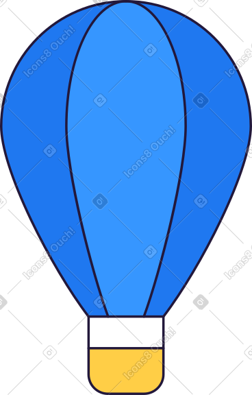 Hotair balloon PNG, SVG