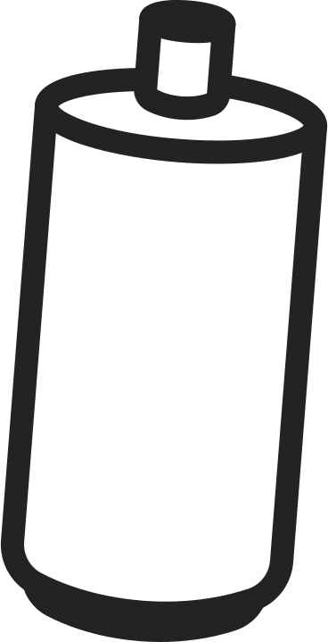Peinture en aérosol blanche PNG, SVG