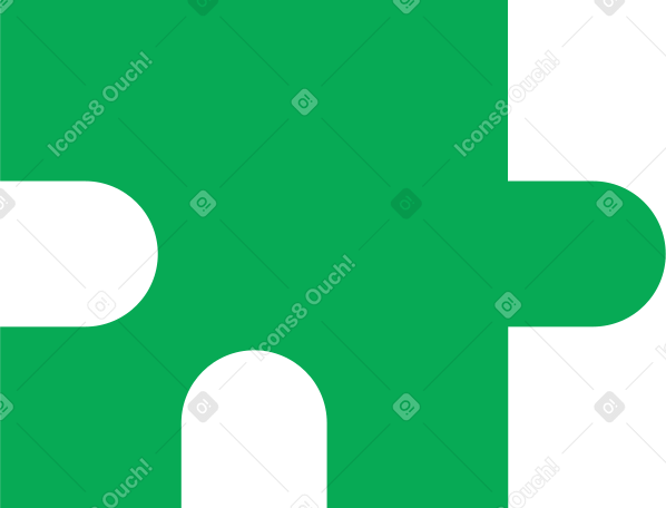 dark green puzzle piece  Illustration in PNG, SVG