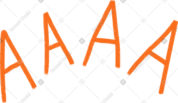 Aaa scream PNG, SVG