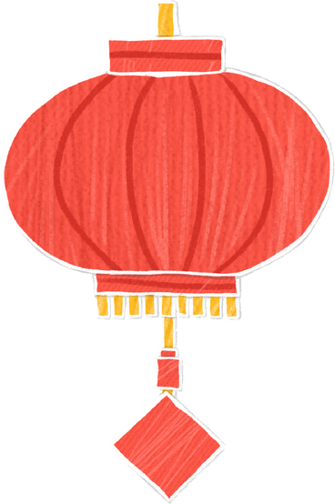 red chinese lantern PNG, SVG