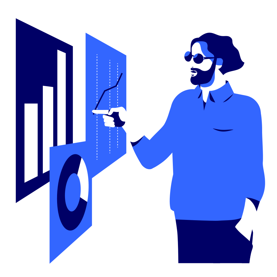 Business analytics Illustration in PNG, SVG