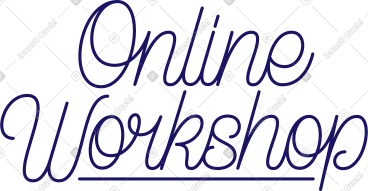 Lettering online workshop PNG, SVG