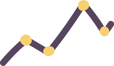 Graph diagram with dots PNG, SVG