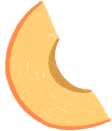 Peach slice PNG, SVG
