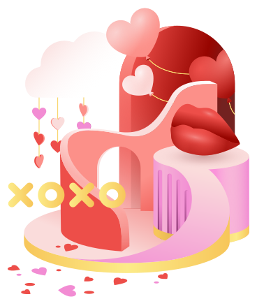 St. Valentine's Day and lettering xoxo PNG, SVG