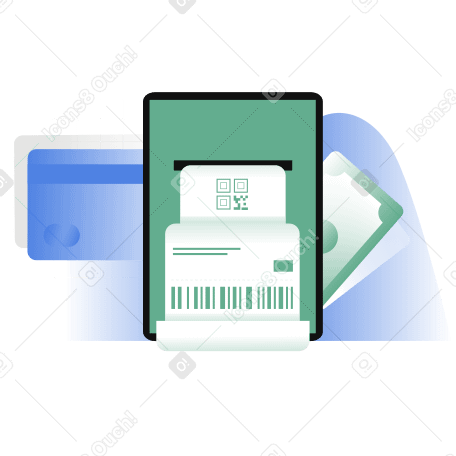 Цифровые квитанции для онлайн-платежей в PNG, SVG