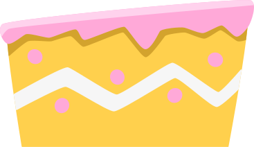 cake with pink cream PNG, SVG