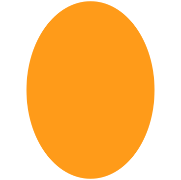 椭圆黄色 PNG, SVG
