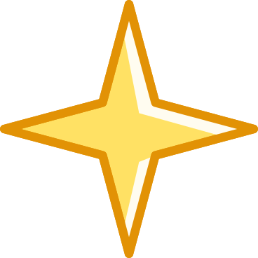 星黄色 PNG、SVG