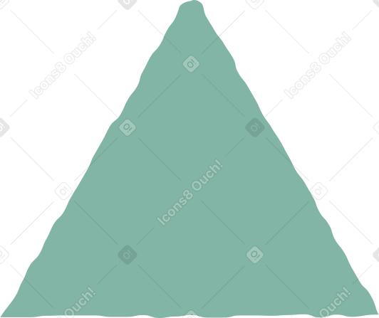triangle green Illustration in PNG, SVG