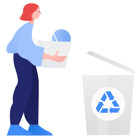 Recyclable waste Illustration in PNG, SVG