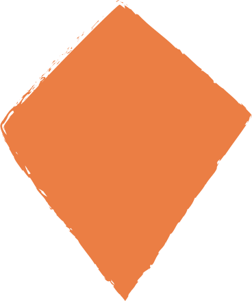 Orange kite PNG、SVG
