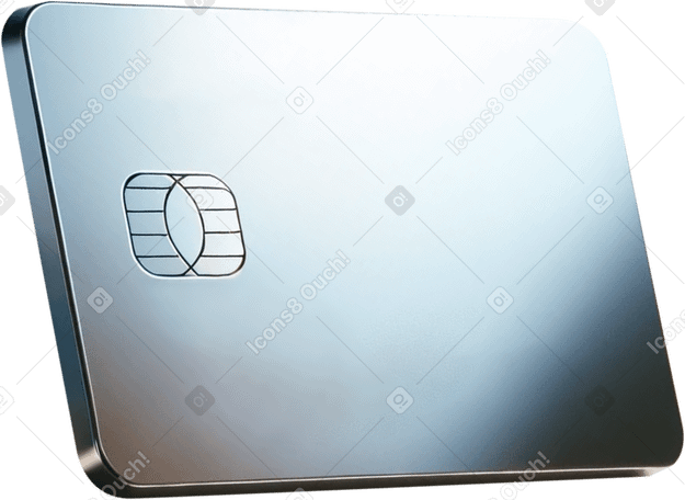 chromed loyalty card PNG, SVG