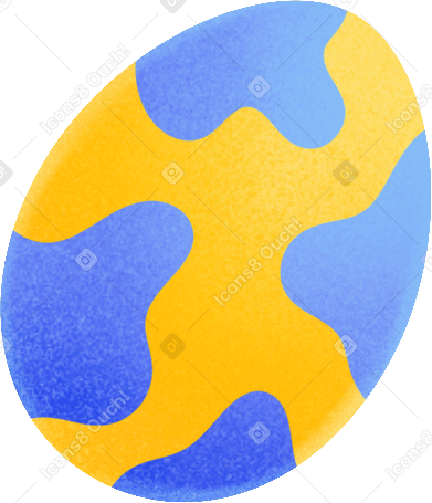 yellow easter egg PNG, SVG