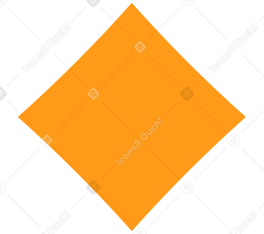 rhombus yellow PNG, SVG