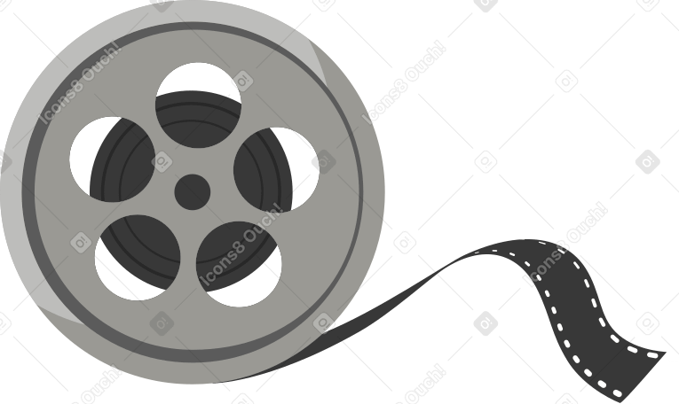 bobbin with film Illustration in PNG, SVG