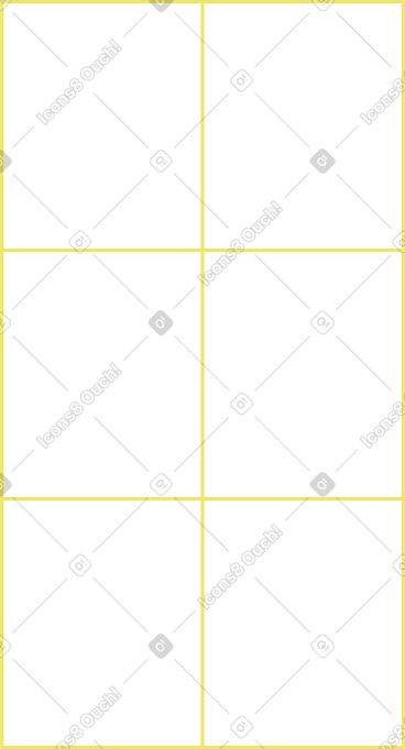 Yellow window frame PNG, SVG