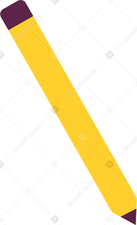 yellow pencil PNG, SVG