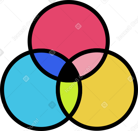 color circles PNG, SVG