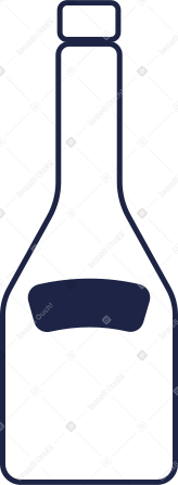 бутылка шампанского в PNG, SVG