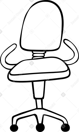 chaise de bureau PNG, SVG