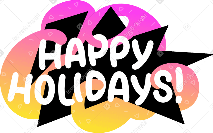 happy holidays background Illustration in PNG, SVG