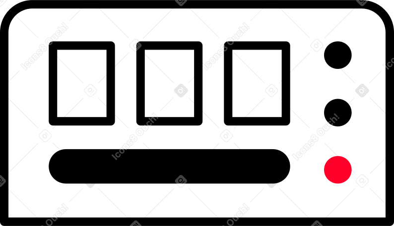 control box Illustration in PNG, SVG