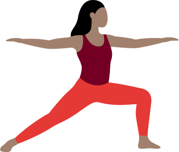 Woman doing yoga practice PNG, SVG