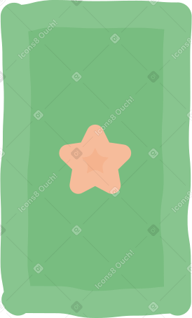 green tarot card PNG、SVG
