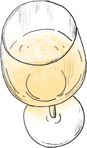 Glass of champagne PNG, SVG