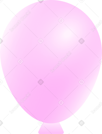 Balão rosa PNG, SVG