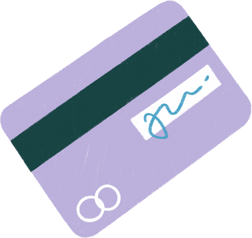 lilac credit card PNG, SVG