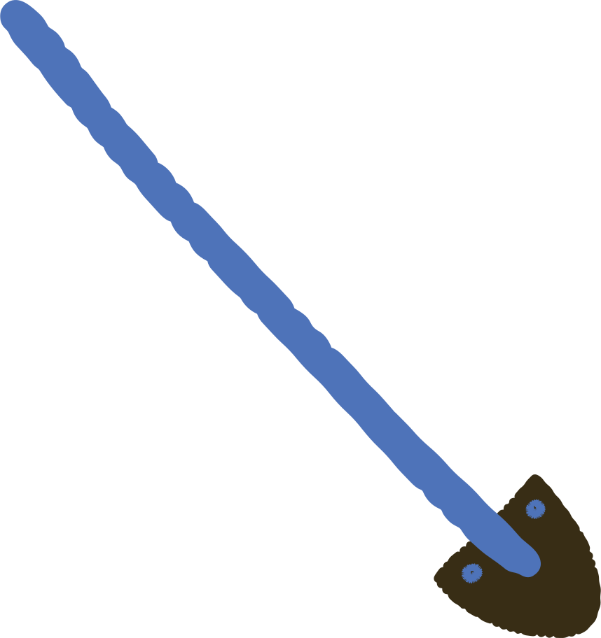shovel Illustration in PNG, SVG
