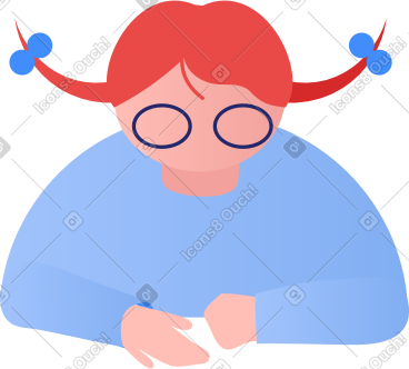 胖女孩坐 PNG, SVG