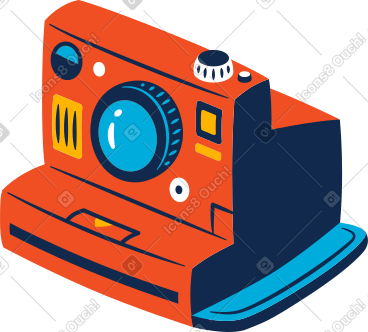 Camera polaroid PNG, SVG