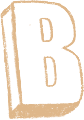 beige letter b PNG, SVG