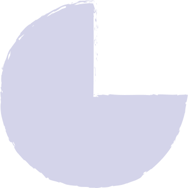 보라색 원형 차트 PNG, SVG