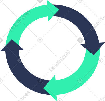 Circle arrows PNG, SVG