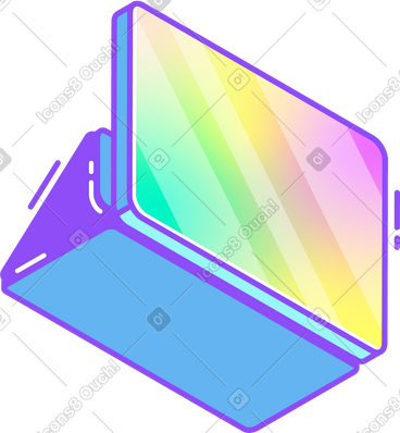 带保护套的平板电脑 PNG, SVG