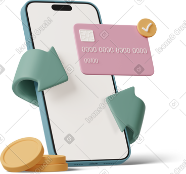 Mobile banking cashback PNG, SVG