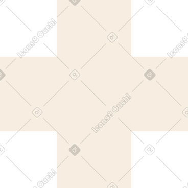 Beige cross PNG, SVG