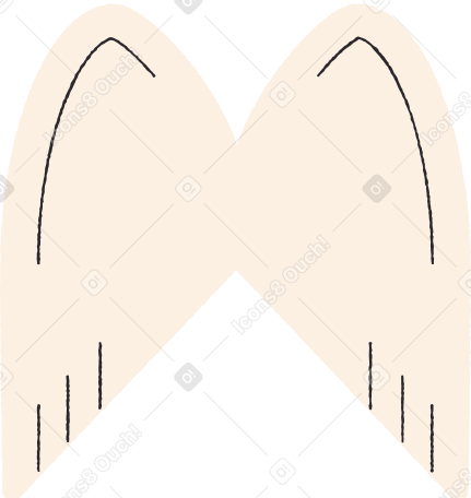 angel wings Illustration in PNG, SVG