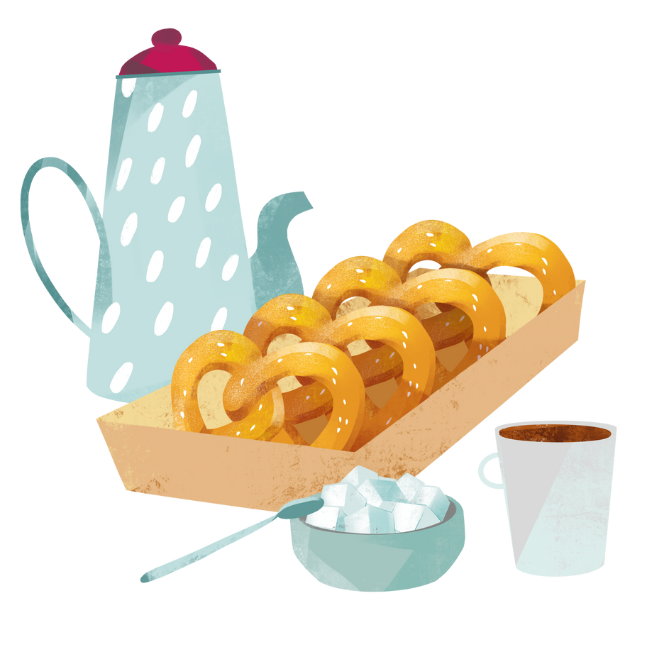 Breakfast Illustration in PNG, SVG