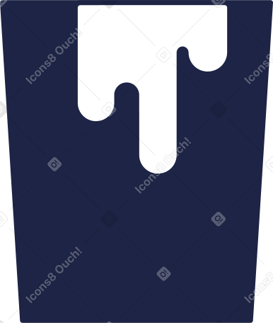 bucket of paint PNG, SVG