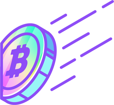 bitcoin flying PNG, SVG
