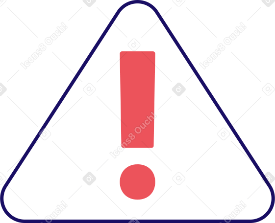 triangolo con un punto esclamativo PNG, SVG